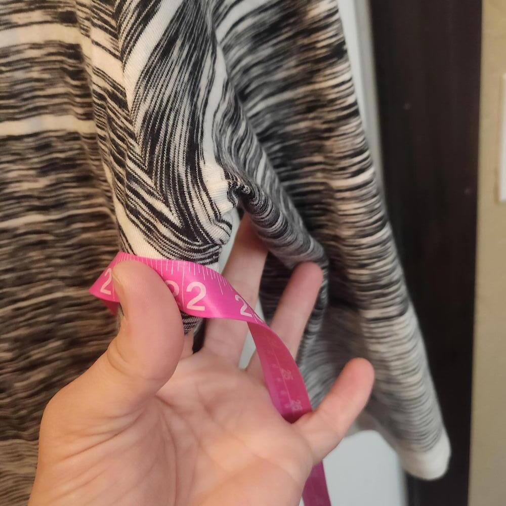 Athleta Comeback Striped Midi Dress Pima Cotton/Modal/Spandex size Large - Picture 8 of 9